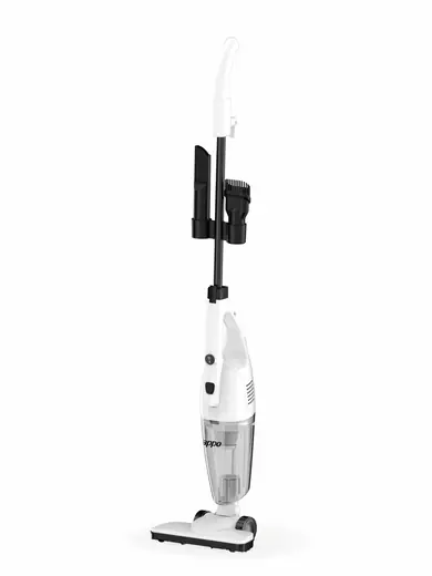 Aspiradora Vertical 2 en 1 con LUZ LED Nappo Blanca