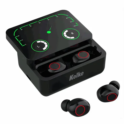 Auricular TWS con Estuche y Display Negro