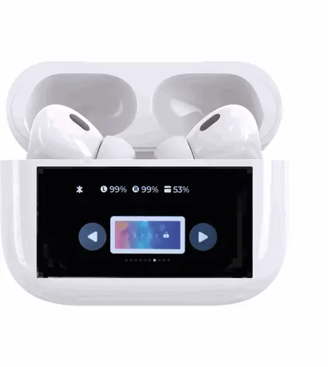 Auriculares TWS LCD Anc+enc Blanco