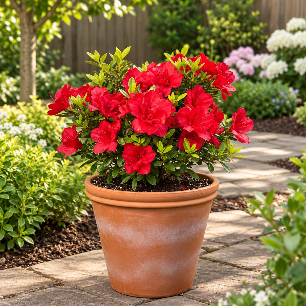Miniatura de Azalea roja