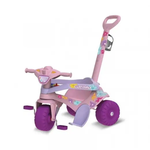 Bandeirante Baby Bike Equilibrio Banderett Rosa