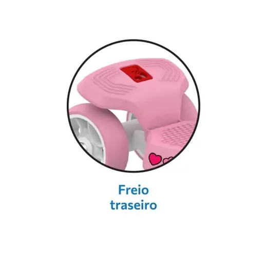 Bandeirante Patineta Hello Kitty