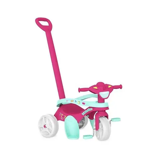 Bandeirante Superjipe a Pedal Reclinable con Capota Negro
