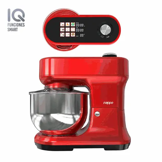 Batidora Planetaria Nappo 9 en 1 ICE Cream Roja