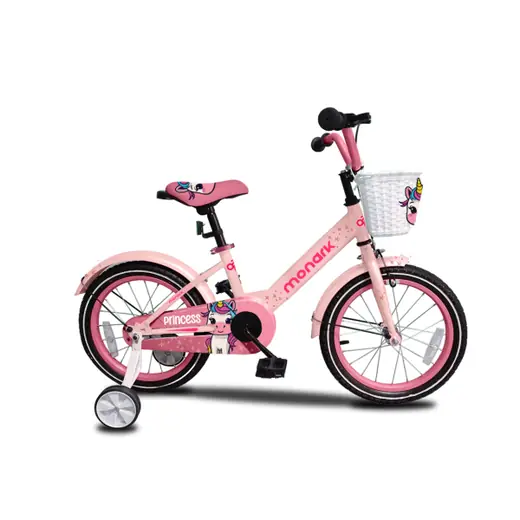 Bicicleta Monark Aro 12" Princess Rosa