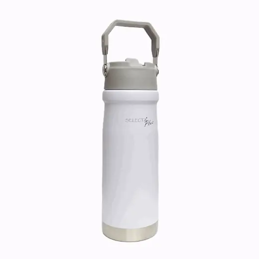 Botella Termica 650ML Doble Pared Blanco