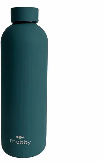 Botella Termica Doble Pared 500ML Verde Mobby