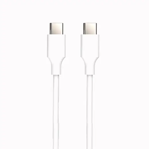 Cable Kolke USB Tipo C a Tipo C 20W Blanco