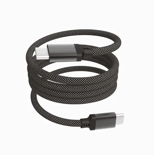 Cable Magnetico Kolke USB C a USB C Negro Caja
