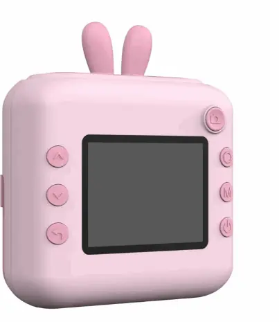 Cámara Infantil Portátil C/ Impresora. Rosa