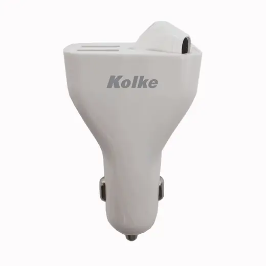 Cargador 2 en 1 Auto Blanco