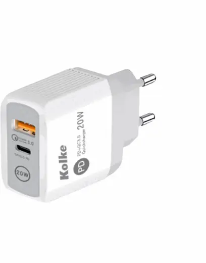 Cargador Kolke Carga Rapida 20W