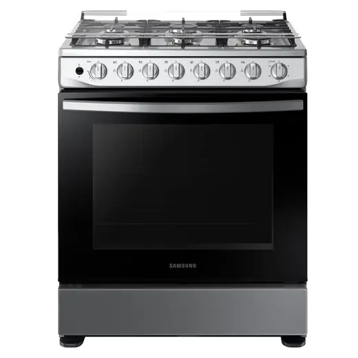 Cocina Samsung 128L a GAS 6 Hornallas C/ Horno Black Nx52a5411cs/zs - E