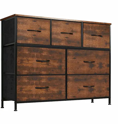 Comoda 7 Cajones Decoteam Madera