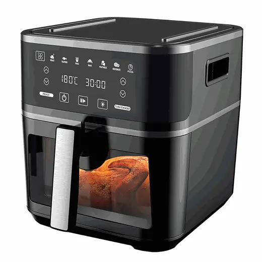 Freidora Digital 2 en 1: Freidora SIN Aceite y Parrilla 8L