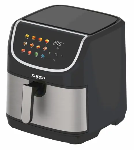 Freidora SIN Aceite Nappo Digital 8L Negra