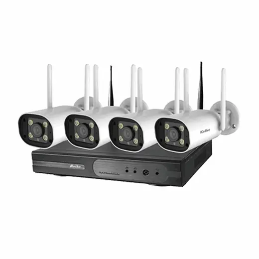 KIT de Seguridad Kolke 10 Canales NVR 5MP + Cámaras Wifi