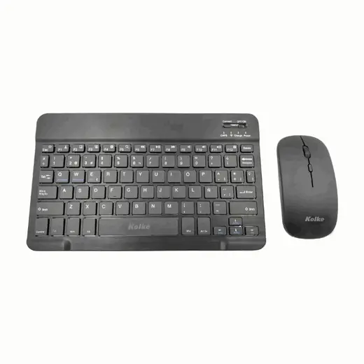 KIT de Teclado y Mouse Kolke Inalambrico BT Negro