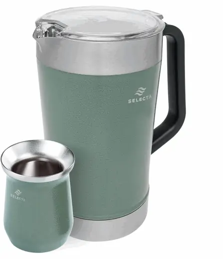 Mate 230ML Acero Inoxidable Blanco Selecta
