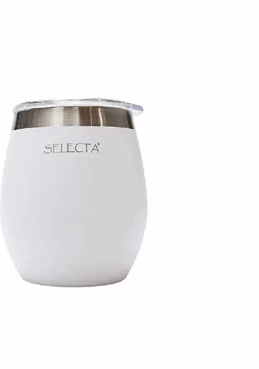 Mate 240ML Doble Pared Blanco Aqua Selecta