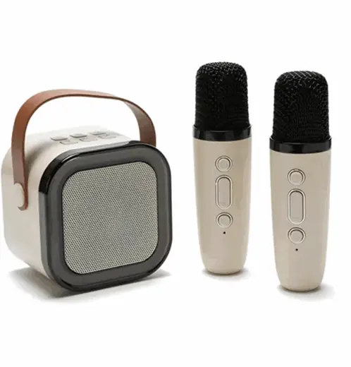 Mini Parlante Inalambrico Level Crema-2 Microfonos