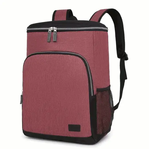 Mochila Térmica Impermeable Oxford 24 LTS. Rojo