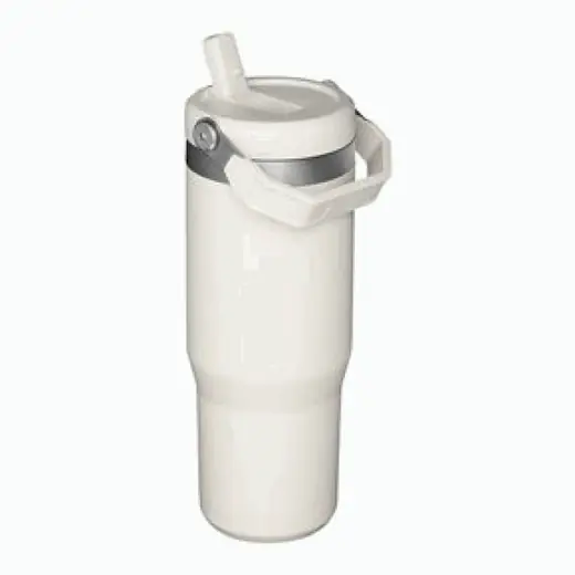 MUG Termico C/pico 900ML Acero Blanco