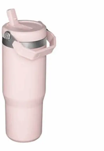 MUG Termico C/pico 900ML Acero Rosa