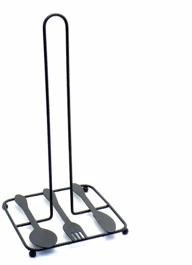 Portarollo Metal Vertical H03x15x15cm Metal
