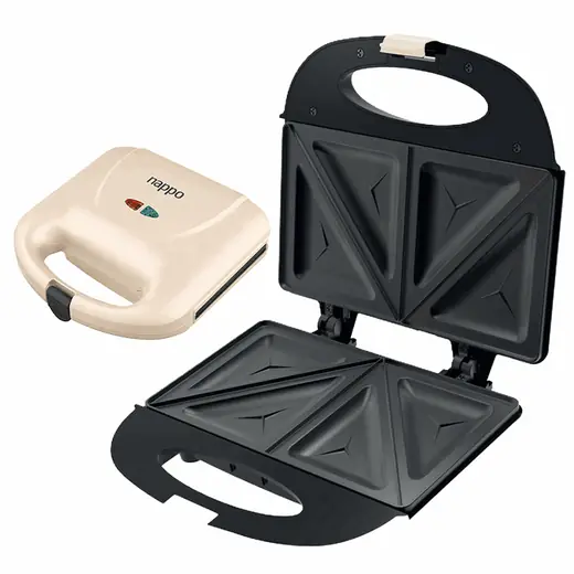Sandwichera Doble Nappo Beige