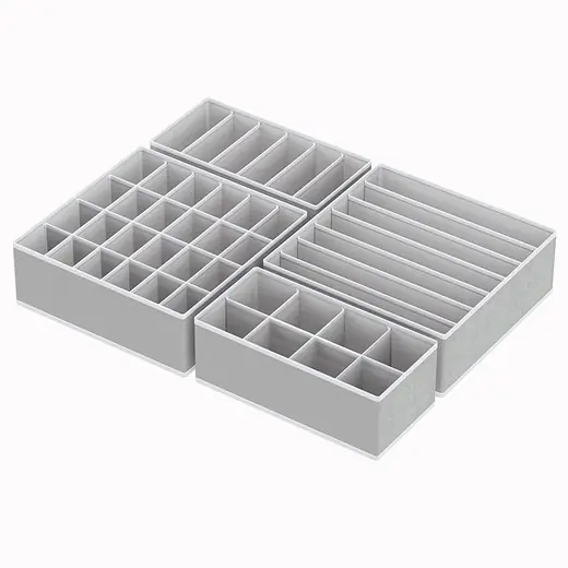 SET de 4 Piezas: Organizador de Cajón Decoteam
