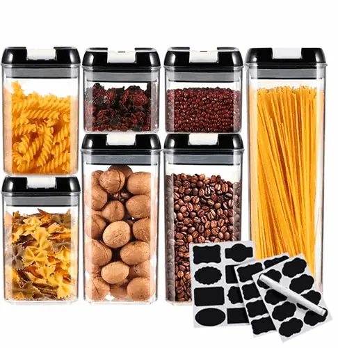 SET de Recipientes 7 PCS Croix Negro