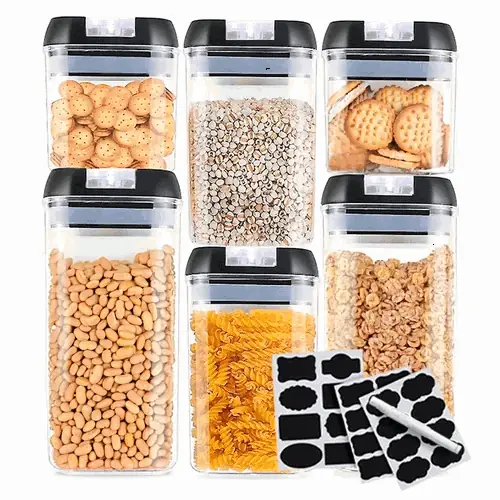 SET de Recipientes de 6 PCS Croix Negro