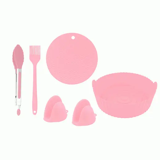 SET de Utensilios 6 PCS Redondo Croix Rosa