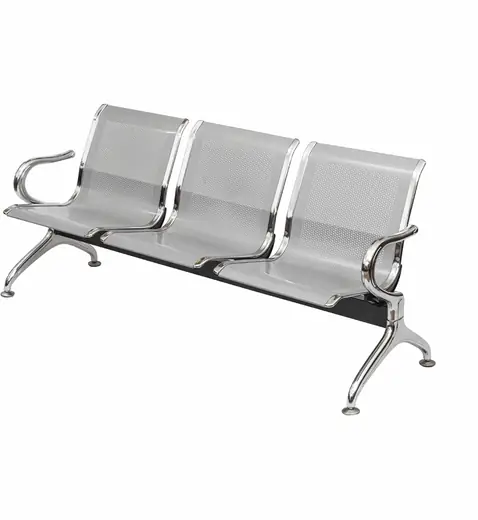 Silla de Espera Tandem 3 Cuerpos Station (metalico) Level
