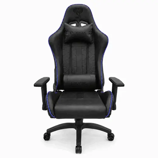 Silla Gamer Cobra Level Negra/azul