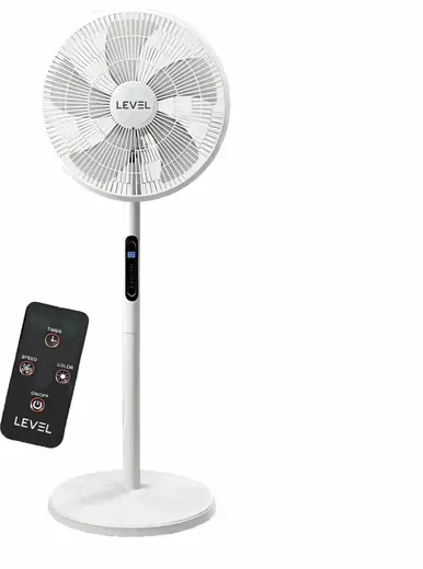 Ventilador de PIE 16" 110V 5 Aspas 8 Velocidades Level