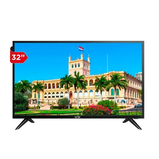 WIN TV 32" LED HD, Sintonizador de TV Digital Isdb, Hdmi, USB.